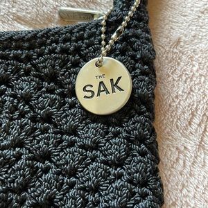 Original The SAK Crossbody Purse Black Knit